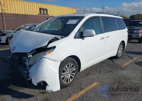 2014 Toyota Sienna Xle V6 8 Passenger from USA, damaged, VIN 5TDYK3DCXES497789